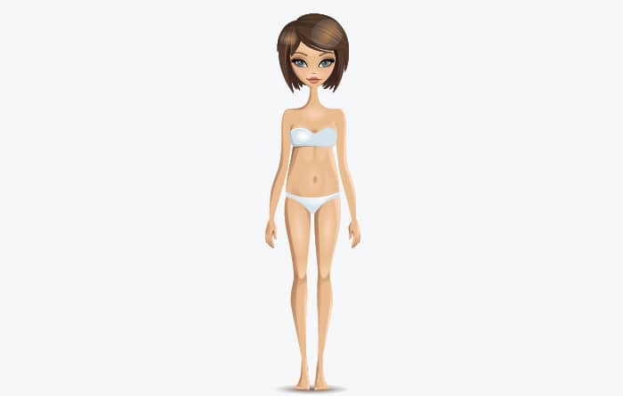 Apple body shape