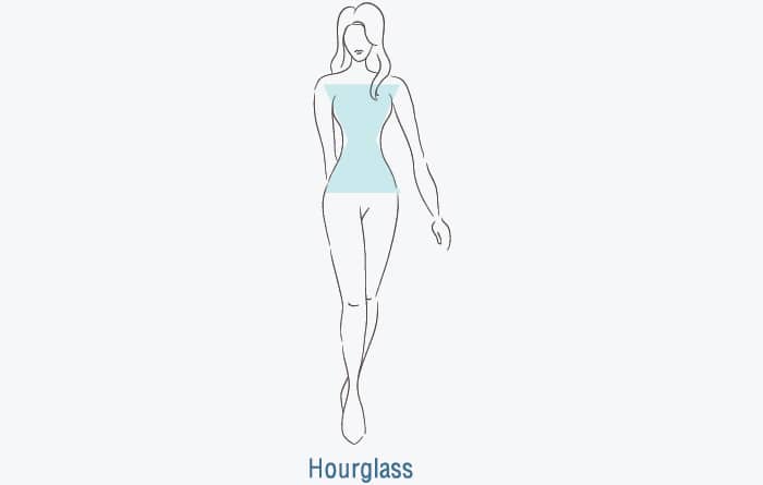 Hourglass body shape