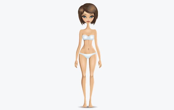 Top Hourglass Body Shape